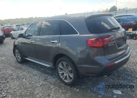 2012 Acura Mdx Advance из США, поврежденный, VIN 2HNYD2H68CH544932